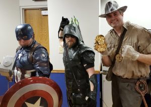 Cap, Green Arrow, and Indy
